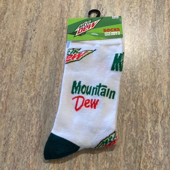 Other - NEW Mt. Dew Socks